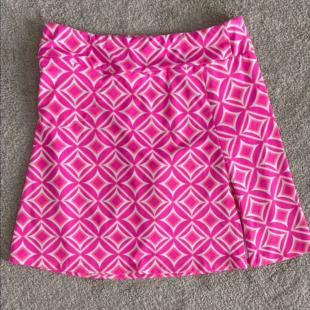 Lulu-B Geometric Pink Skort-Excellent condition - Picture 3 of 12